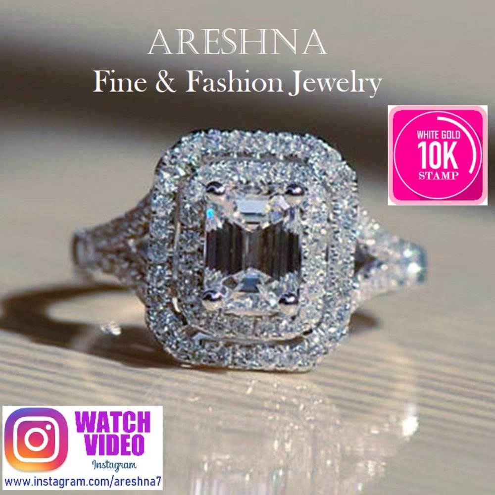 10K Gold 2ct Diamond Engagement Ring